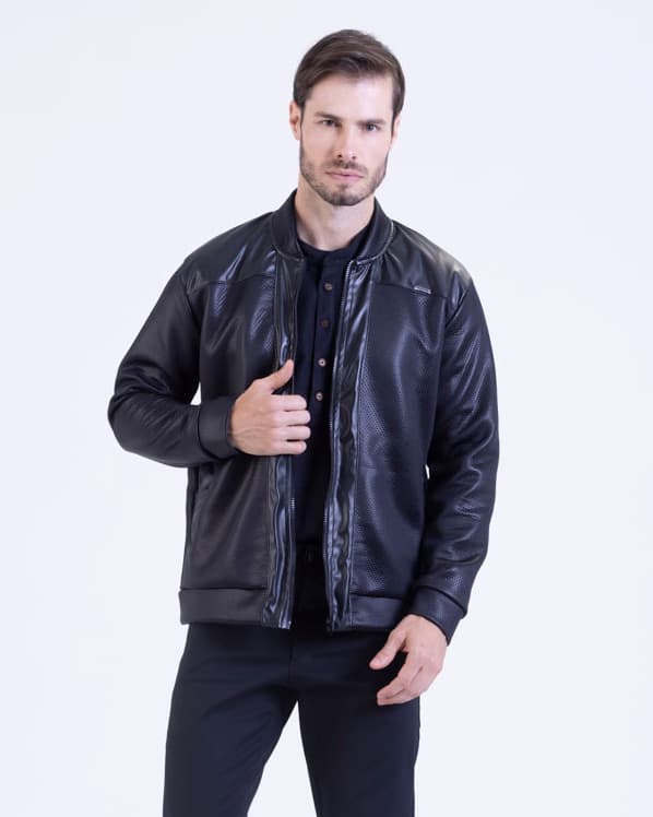 Jaqueta Matelasse Leather